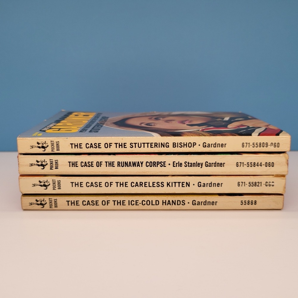Vintage Earl Stanley Gardner Book Lot Perry Mason 1960s Pocket Books Femme Fatal - Picture 11 of 13